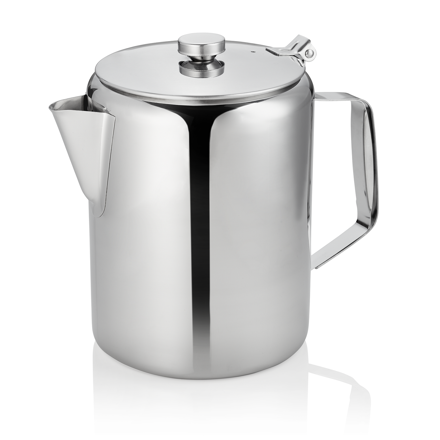 Kaffeekanne, 3 ltr., Ø 14 cm, Höhe 21 cm, Chromnickelstahl