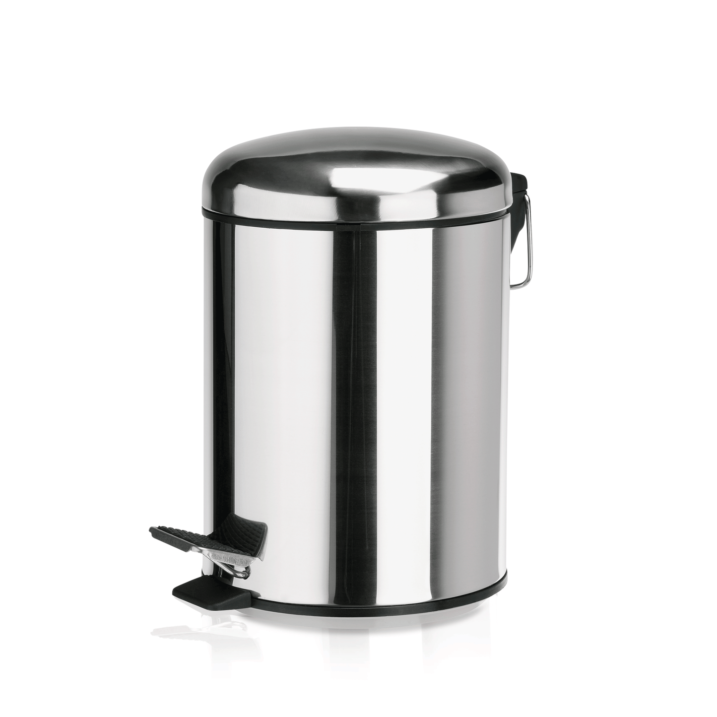 Treteimer mit Kunststoffeinsatz, Ø 17 cm, 3 ltr., Edelstahl