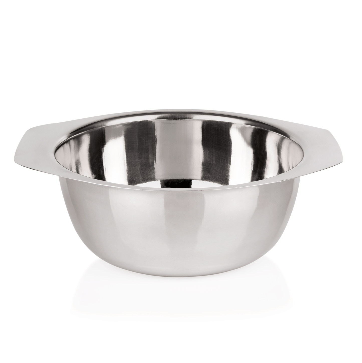 Terrine, Ø 22 cm, 3,5 ltr., mit 2 Lappengriffen, Chromnickelstahl