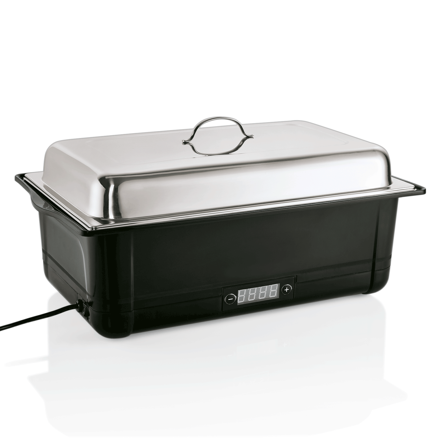 Elektro Chafing Dish GN 1/1, 58 x 35 x 28 cm, Polypropylen, Chromnickelstahl
