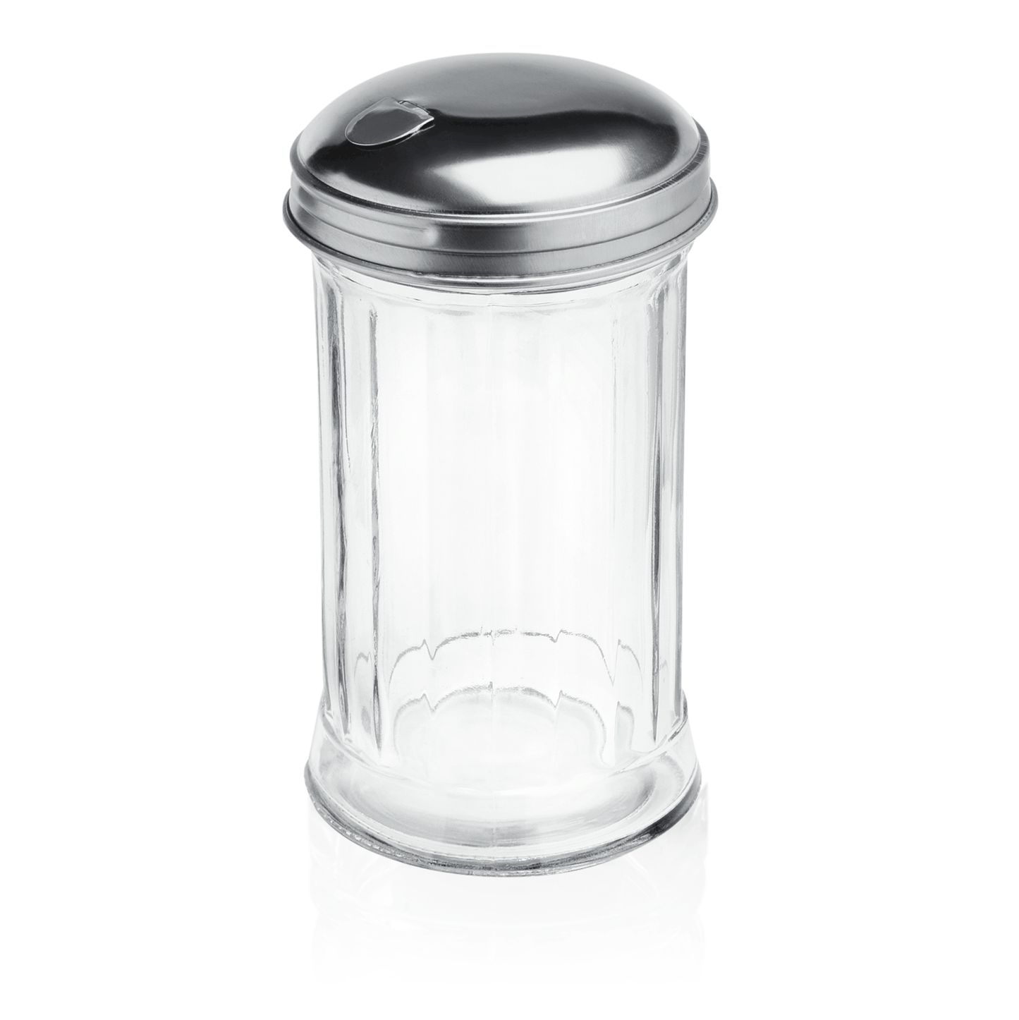 Zuckerstreuer American Style Set, 300 ml, Ø 7,5 cm, Set á 6 Stück, Edelstahl, Glas