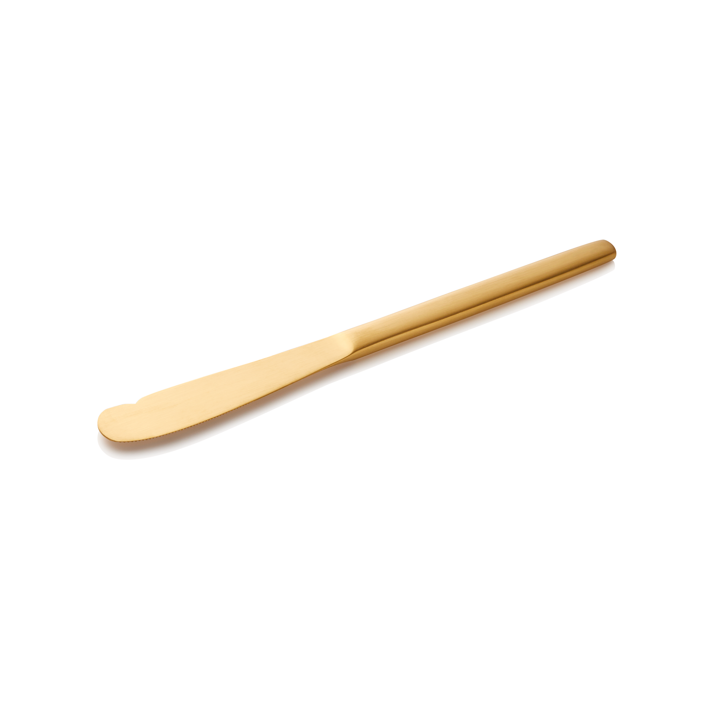 Buttermesser ALEX GOLD, mit gold, matte PVD Beschichtung, 18 cm, Set á 12 Stück, Chromnickelstahl 18/10