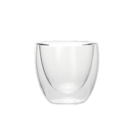 Lungo Set CURVED, 200 ml, Ø 8 cm, Set á 2 Stück, Borosilikatglas