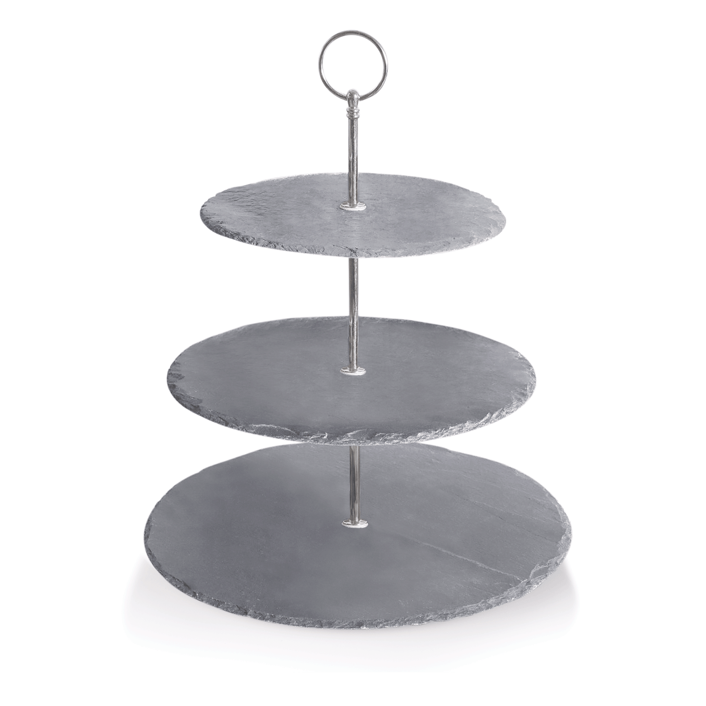 Etagere SLATE LINE, 3-stufig, Höhe 34 cm, Naturschiefer