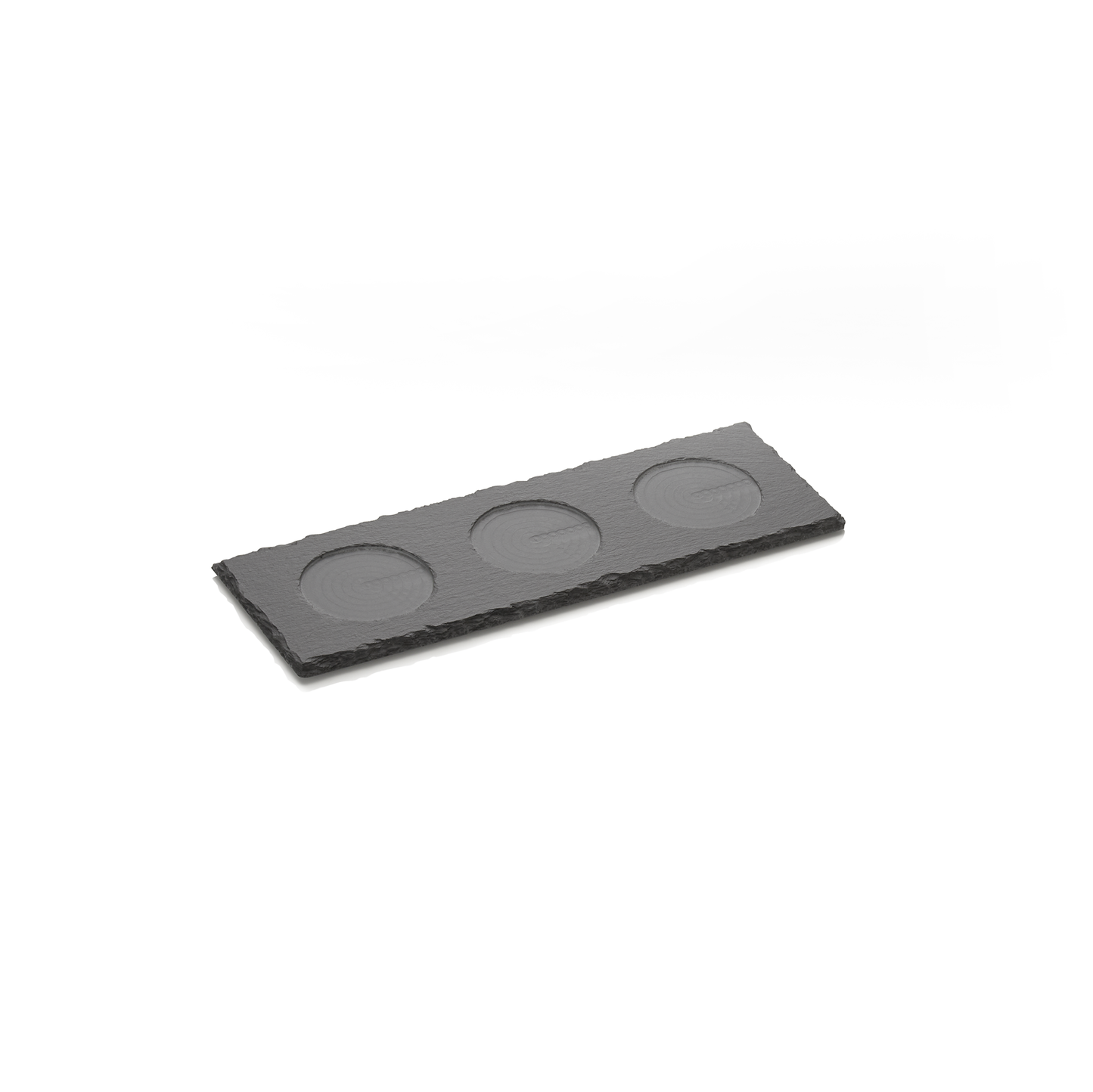 Untersetzer für Mphlen mit 3 Abstellflächen für CLASSIC Mill, 28 x 10 x 1 cm, Naturschiefer