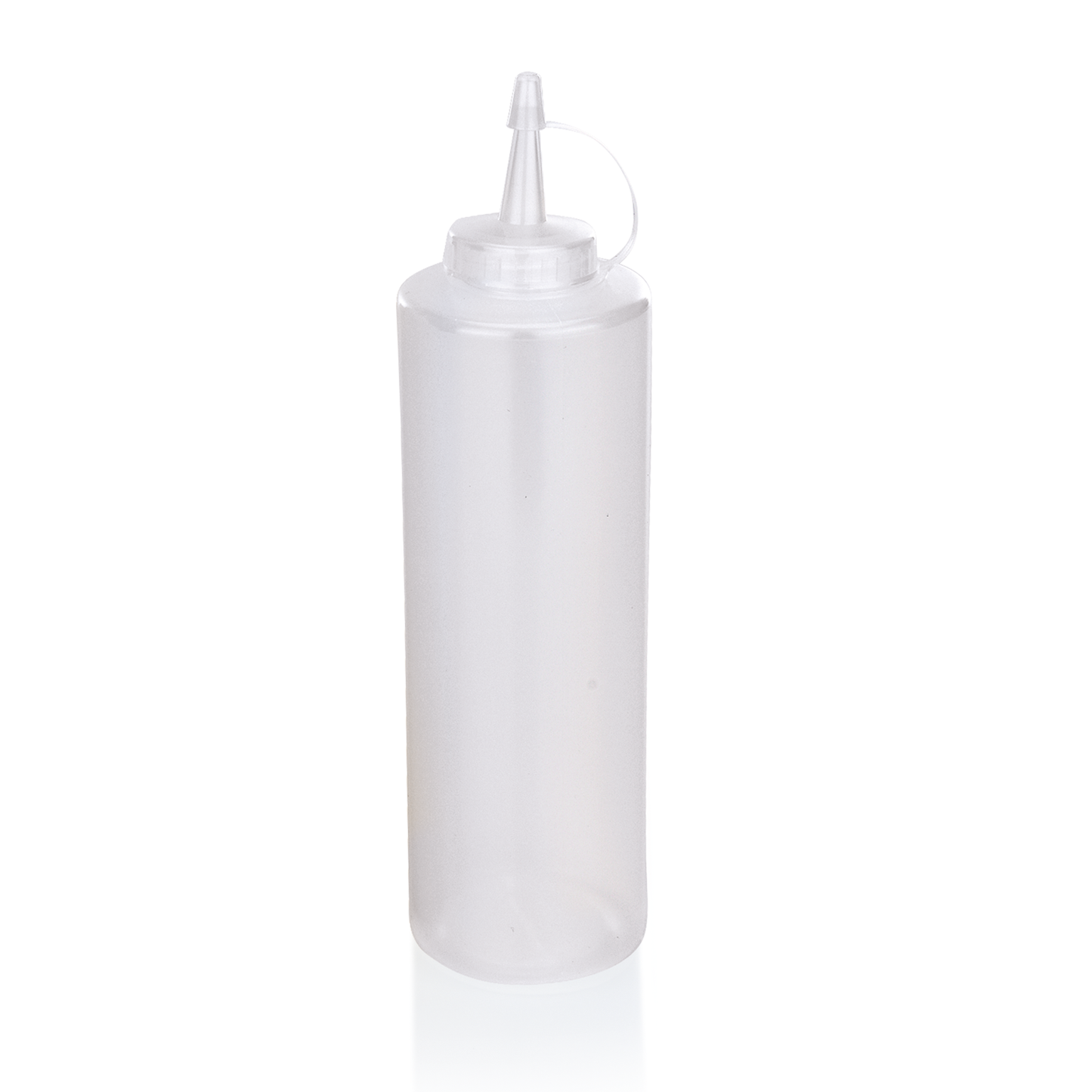 Quetschflasche Set, Ø 7 cm, 0,7 ltr., Transparent, Set á 6 Stück, Polyethylen
