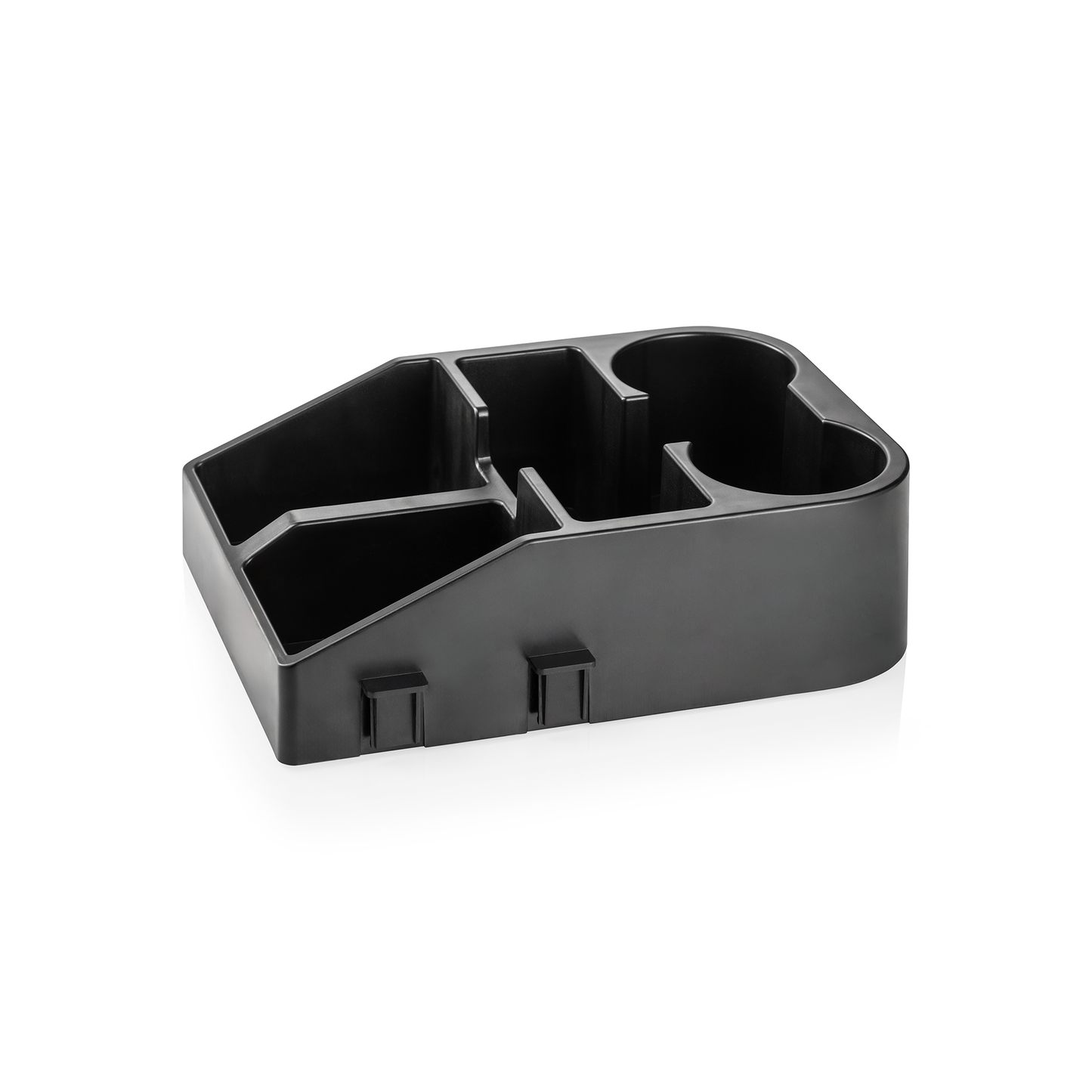 Servicestation, 33,5 x 27,5 x 10 cm, schwarz, Chromnickelstahl, Polyproyplen