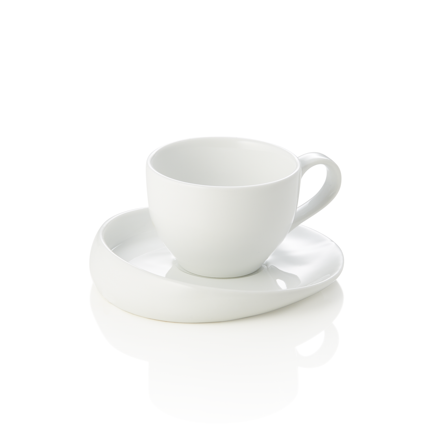 Espressotasse mit Untertasse Set, 70 ml, Set á 6 Stück, Porzellan