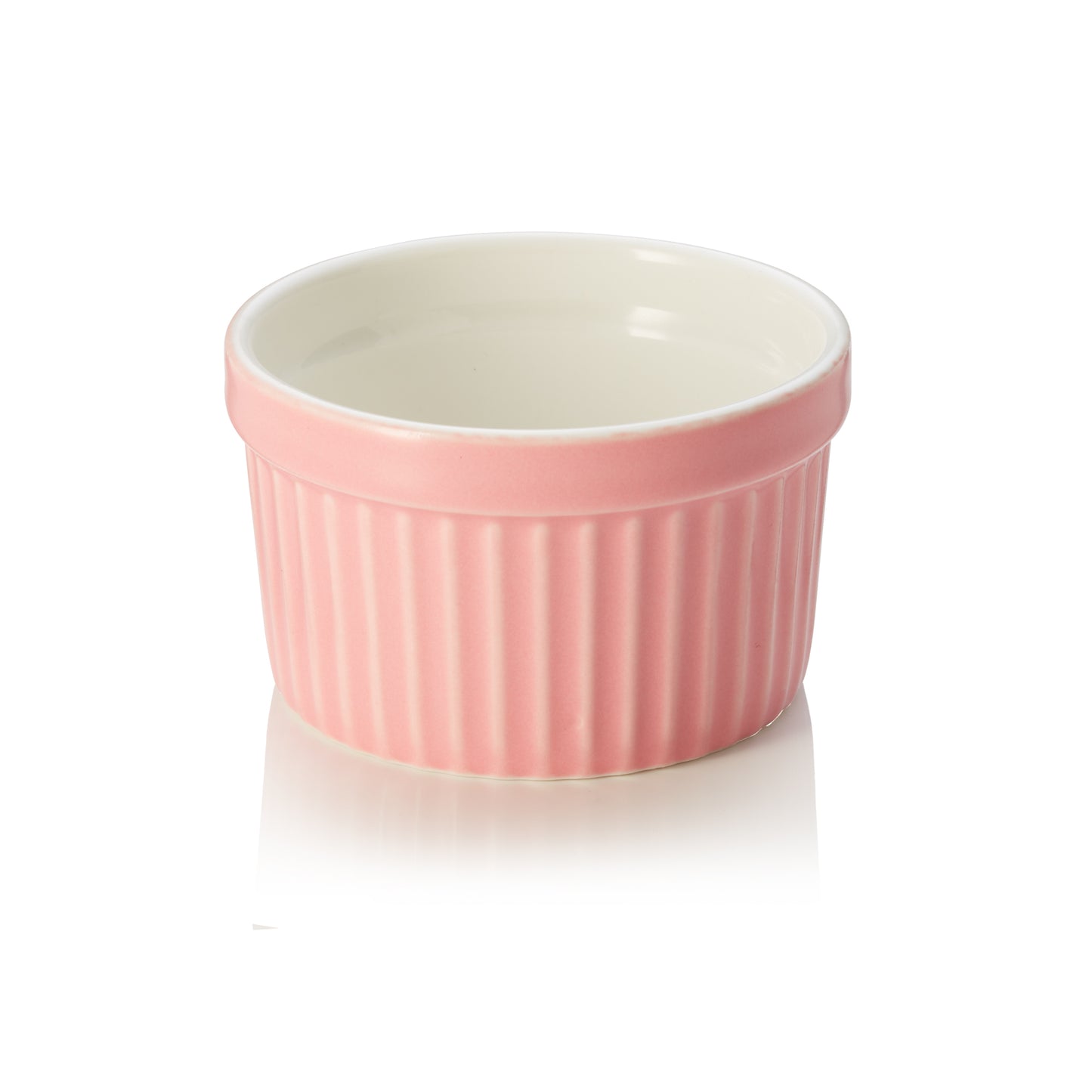 Ragout Fin Set, Ø 7 cm, 85 ml, rosa, Set á 6 Stück, Porzellan