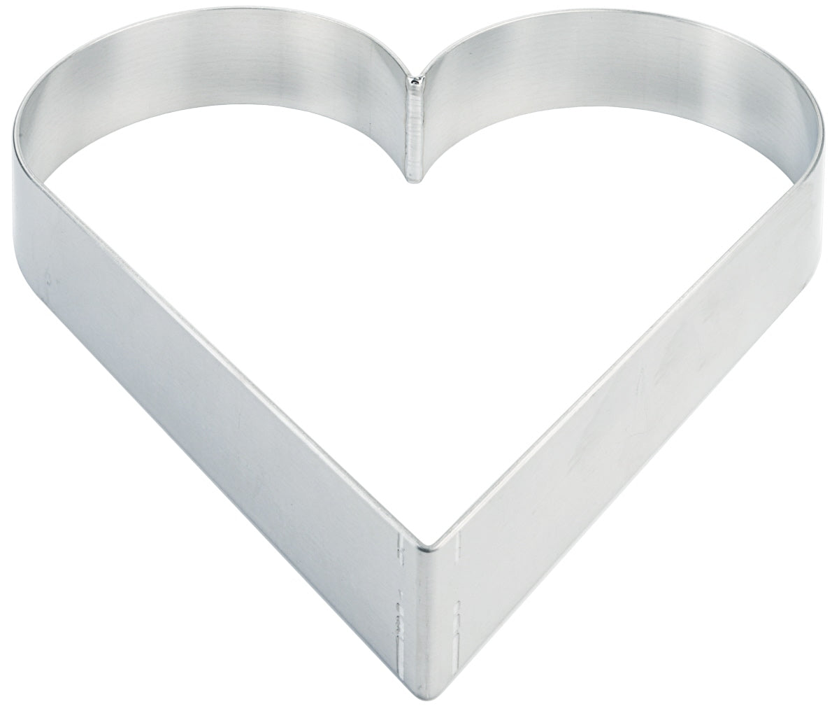 Tortenring, Herzform, 2 mm starkem Aluminium, Größe wählbar