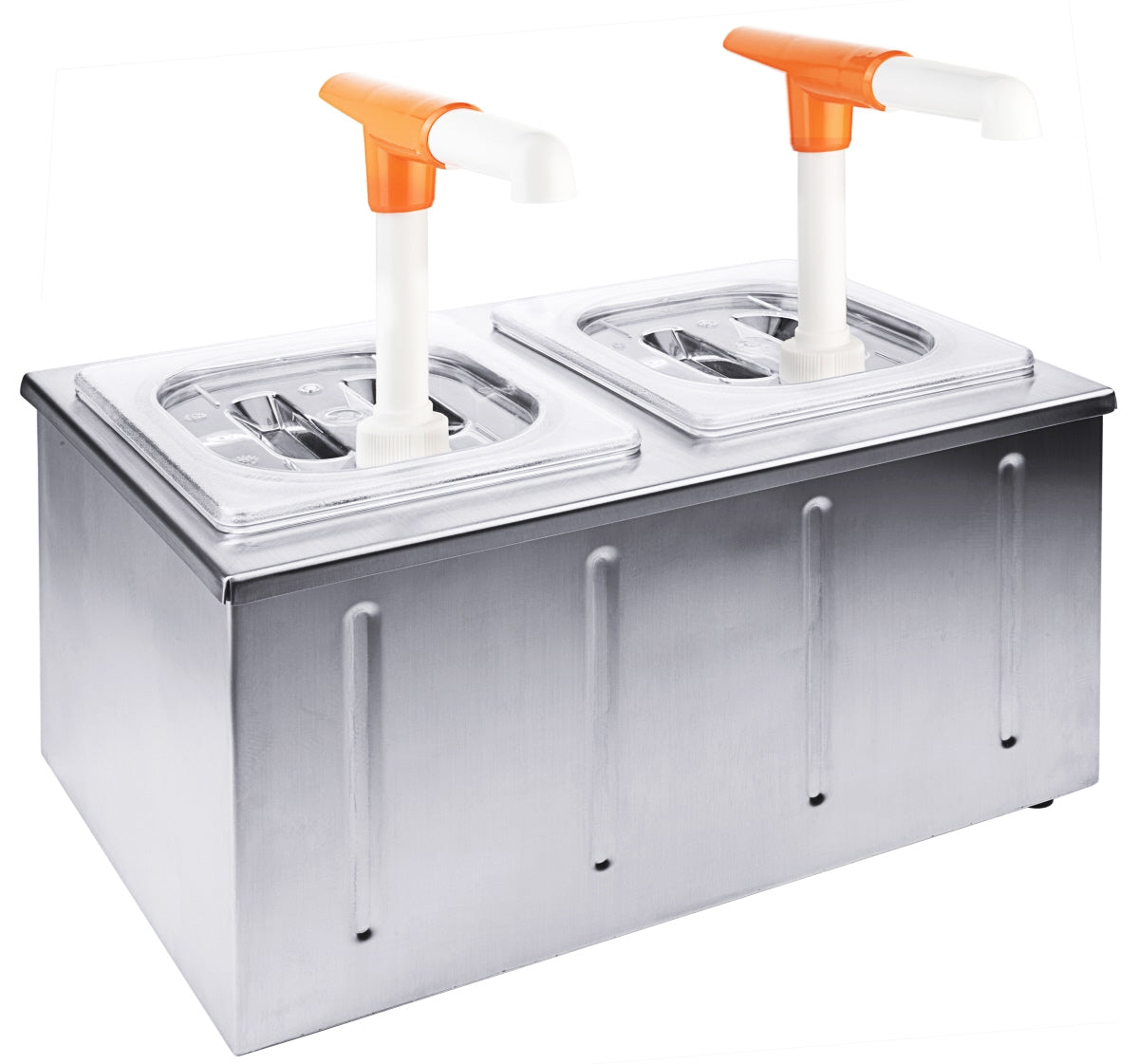 Saucendispenser mit Kühlung, Edelstahl, Größe wählbar