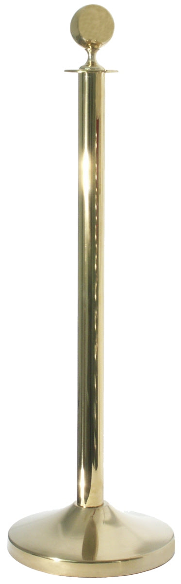 Absperrpfosten, goldfarben
