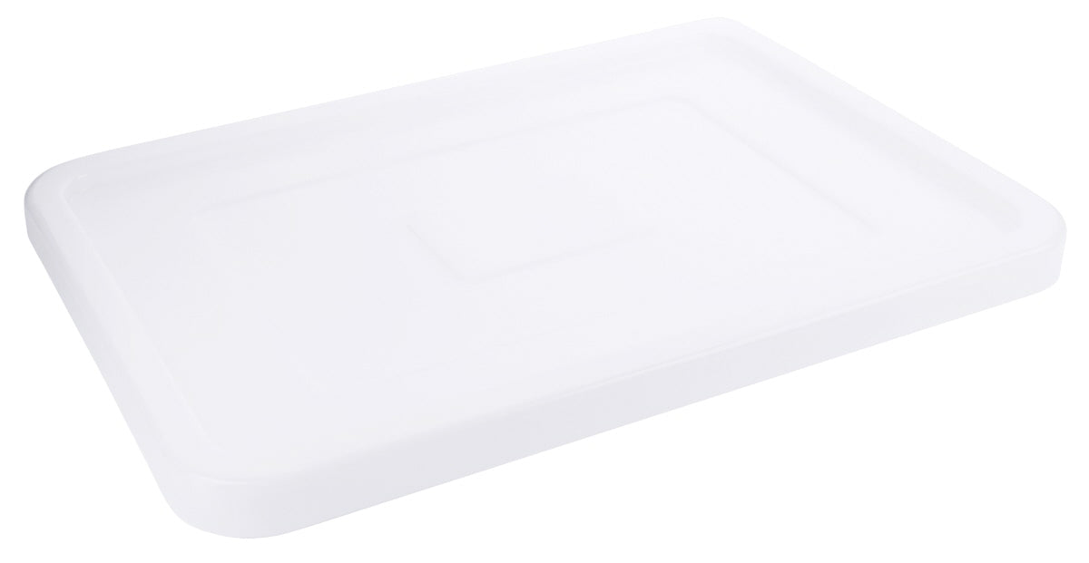 Stapelkasten, weiß, weißem HD-Polyethylen, Größe wählbar