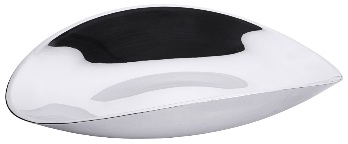 Schale, doppelwandig, oval, Edelstahl 18/10, Größe wählbar