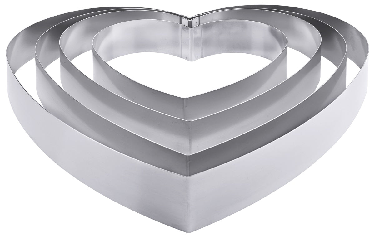 Tortenring, HERZ 19 cm