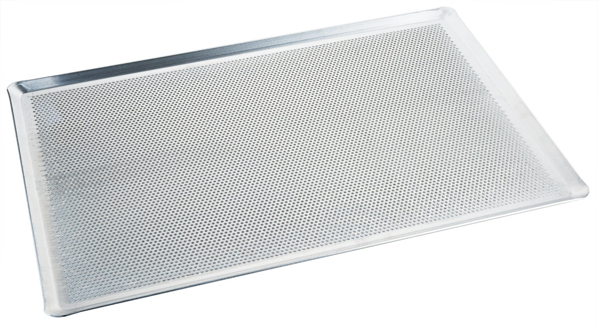 Backblech, perforiert, ungebeiztem Aluminiumblech, Größe wählbar