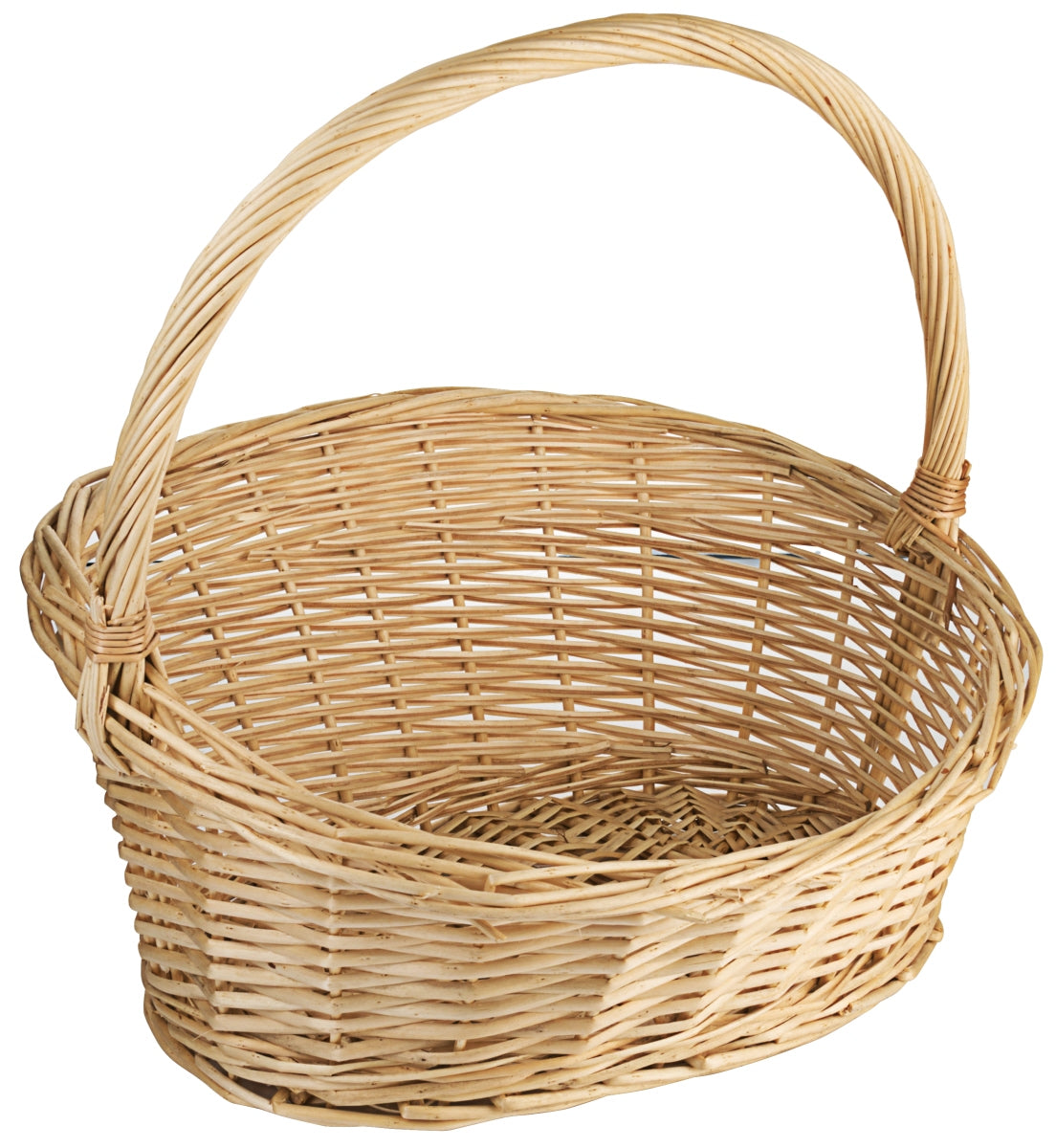 Präsentkorb, naturheller Vollweide, Größe wählbar