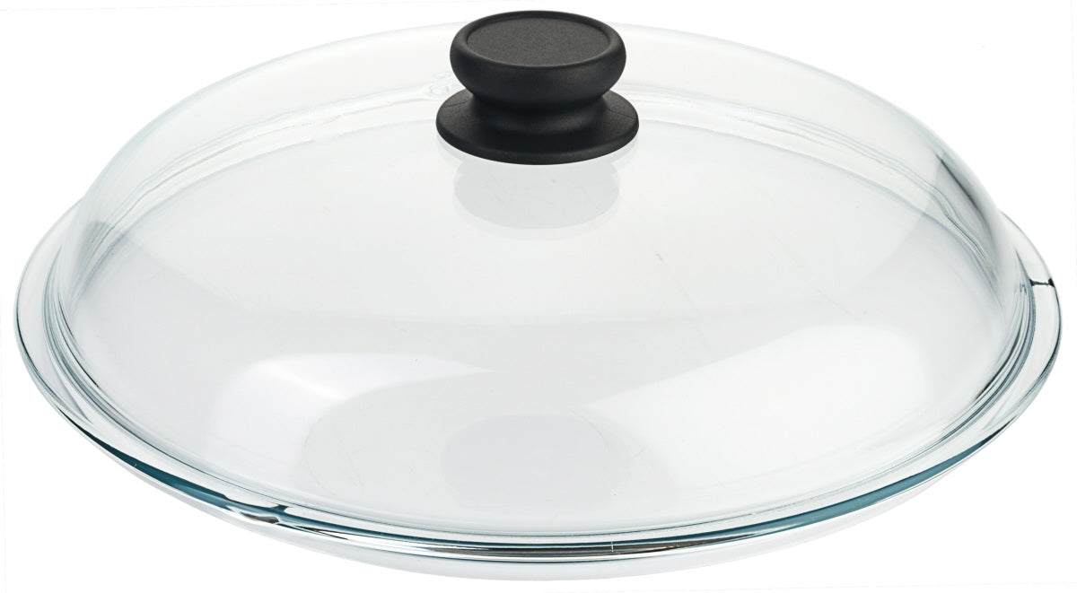 Glasdeckel, Aluminiumguss, Größe wählbar
