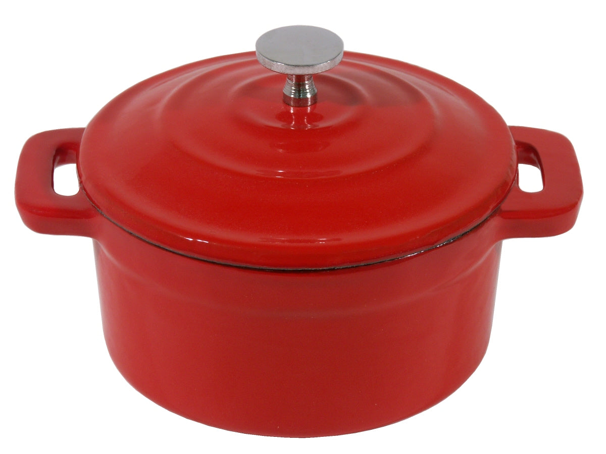 Mini-Cocotte, rund, Eisenguss, Größe wählbar