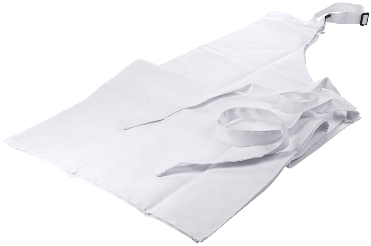 Schürze mit Latz, 50% Baumwolle / 50% Polyester, Größe wählbar