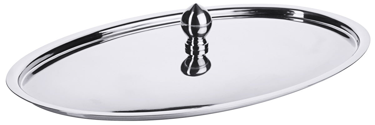 Knopfdeckel, oval, Edelstahl 18/10, Größe wählbar