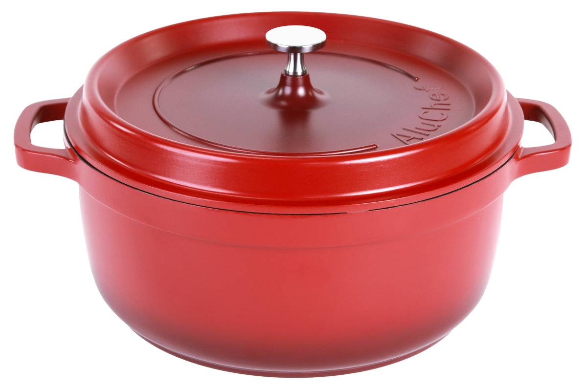 AluChef® Cocotte, rund, Aluminiumguss, Größe wählbar