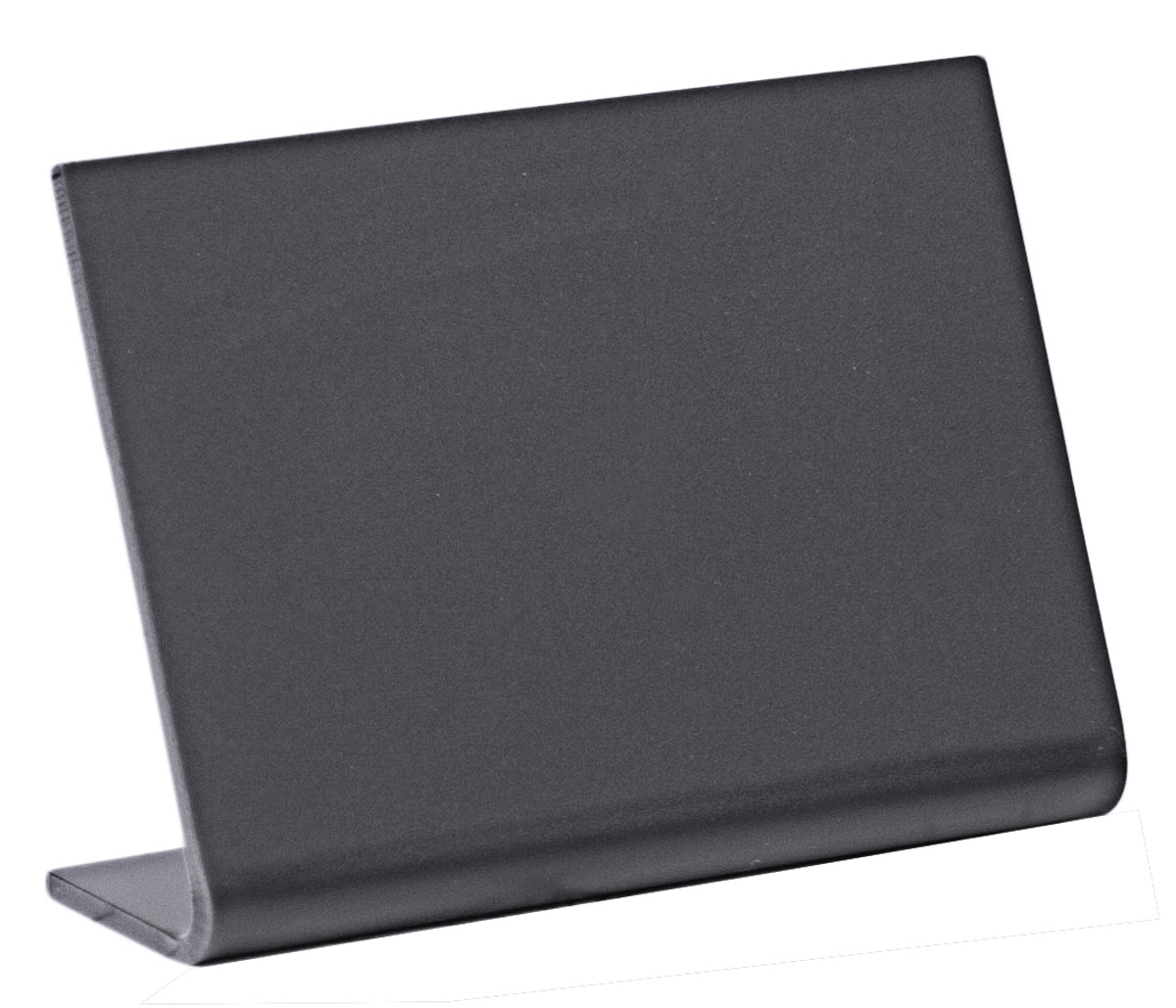 Tischaufsteller Kreidetafel, schwarzem Acryl, Größe wählbar
