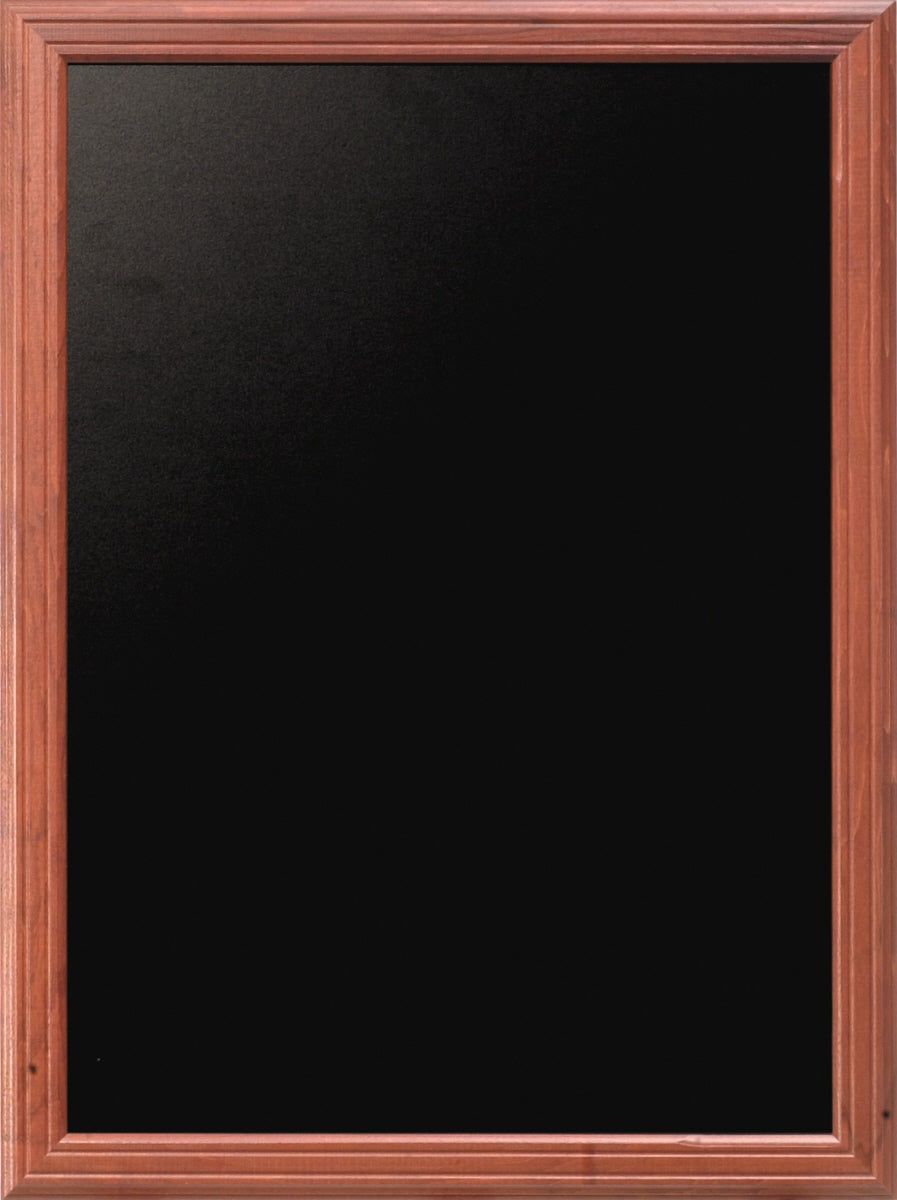 Wandkreidetafel, mahagonifarben 76,5 cm