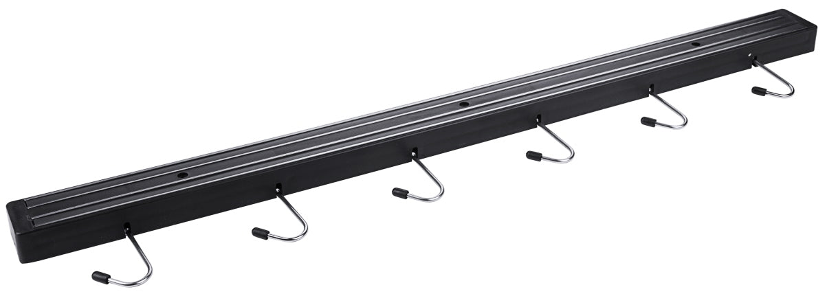 Magnet-Messerhalter, massivem schwarzen ABS-Kunststoff, Größe wählbar