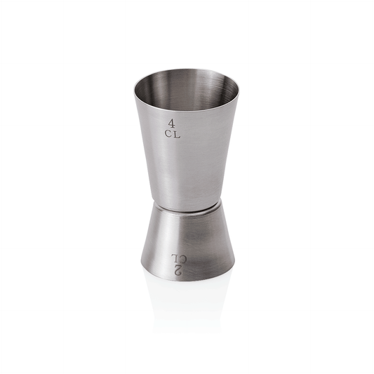 Jigger, Ø 4 cm, Höhe 9,5 cm, 2/4 cl, Chromnickelstahl  