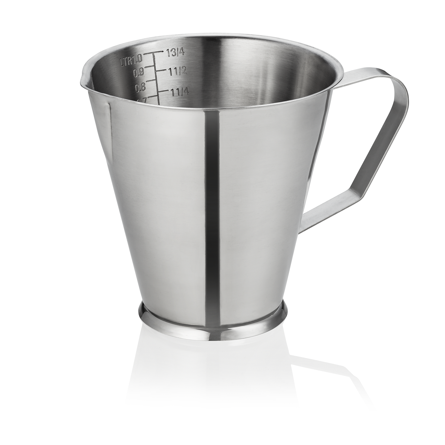 Messbecher auf Fuß, Ø 17,5 cm, 2 ltr., Chromnickelstahl  