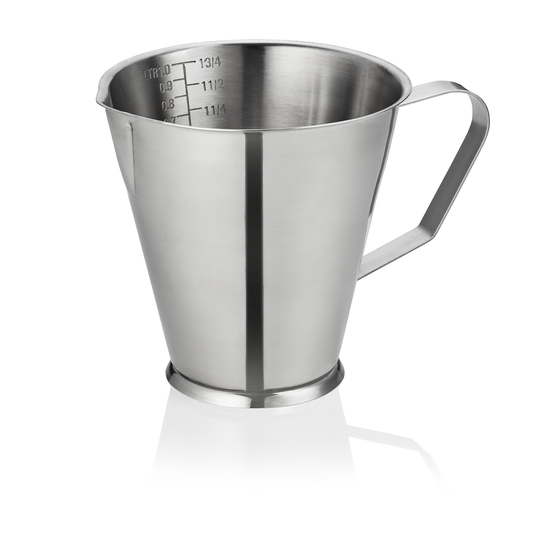 Messbecher auf Fuß, Ø 17,5 cm, 2 ltr., Chromnickelstahl  