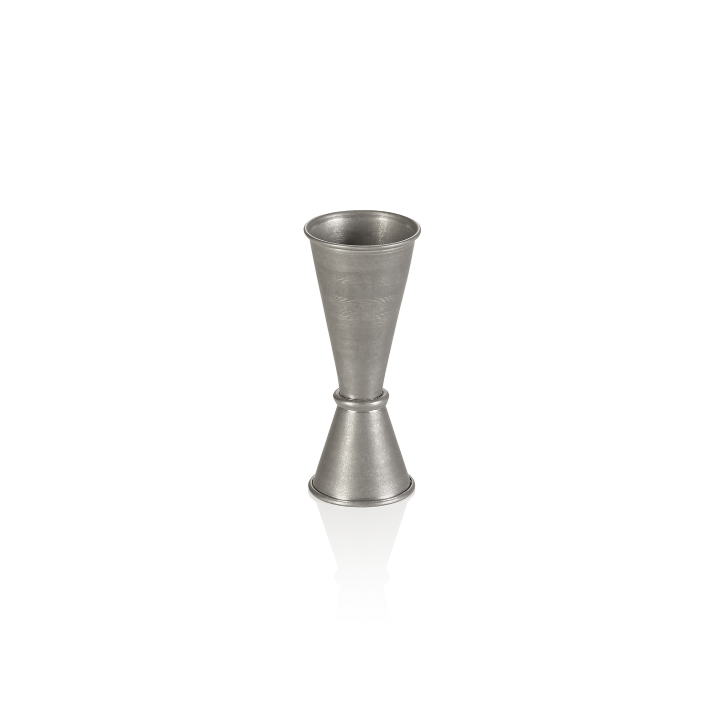 Jigger, Ø 4,5 cm, Höhe 11,5 cm, 2,5/5 cl, vintage, Chromnickelstahl, PVD-Beschichtung  