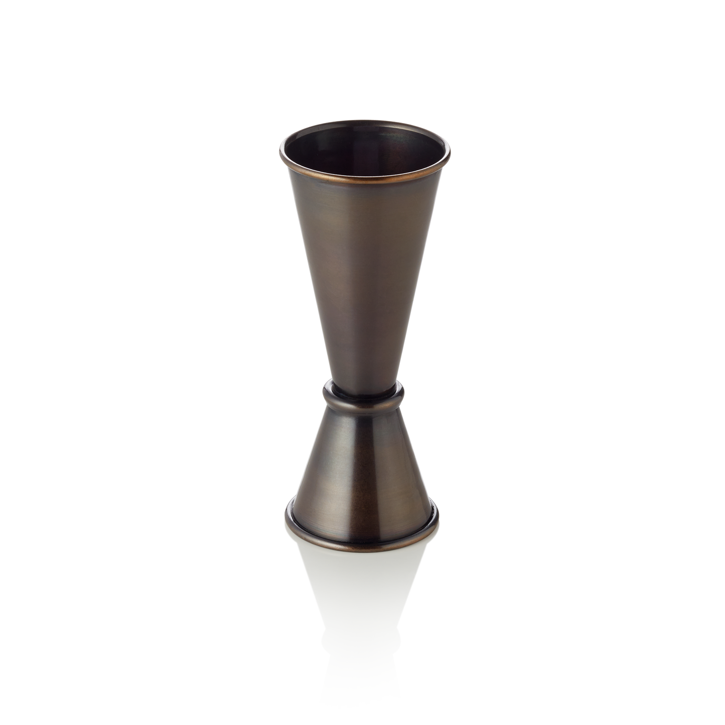 Jigger, Ø 4,5 cm, Höhe 11,5 cm, 2,5/5 cl, antique, Chromnickelstahl, PVD-Beschichtung  