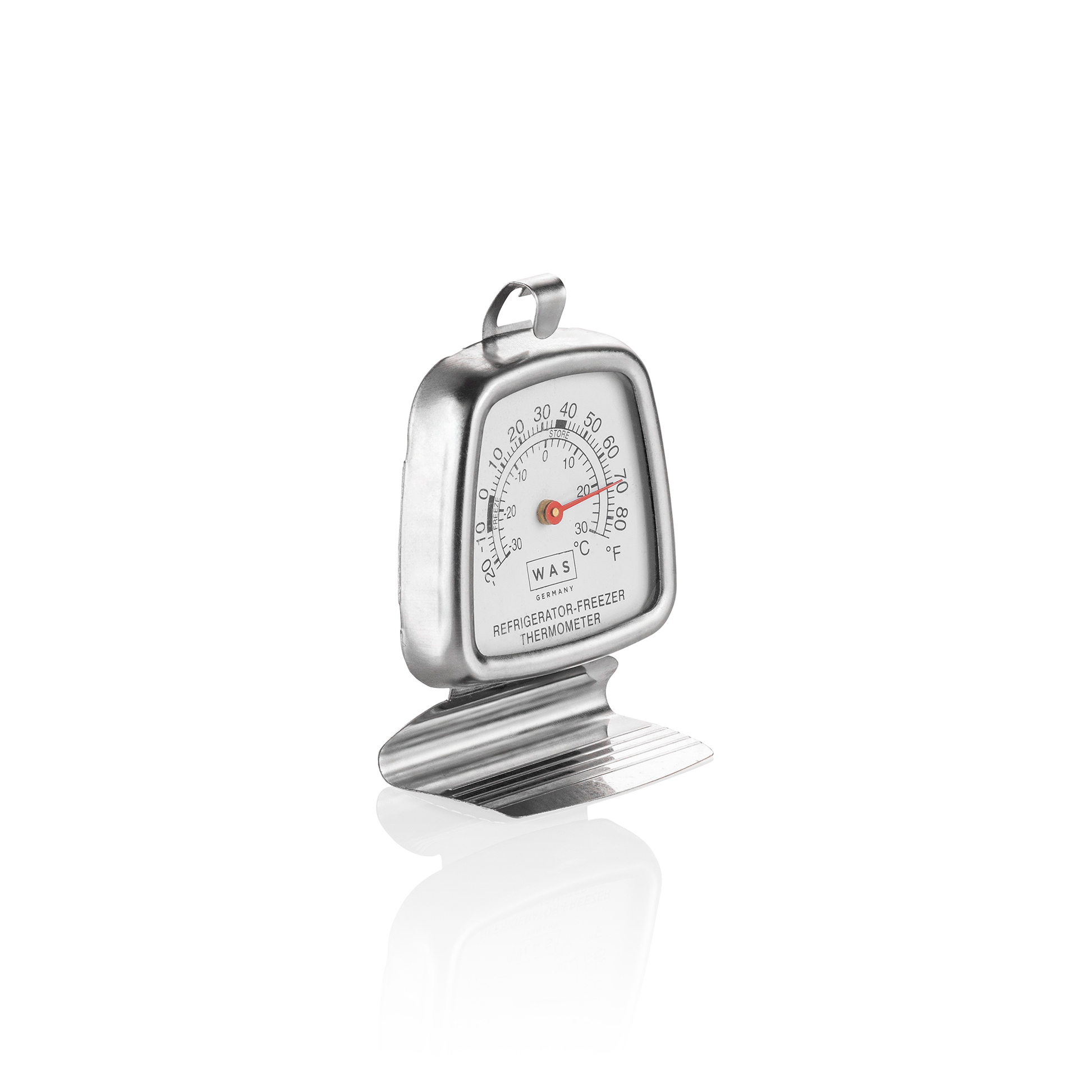 Kühlraumthermometer, 6 x 8,5 cm, Edelstahl  