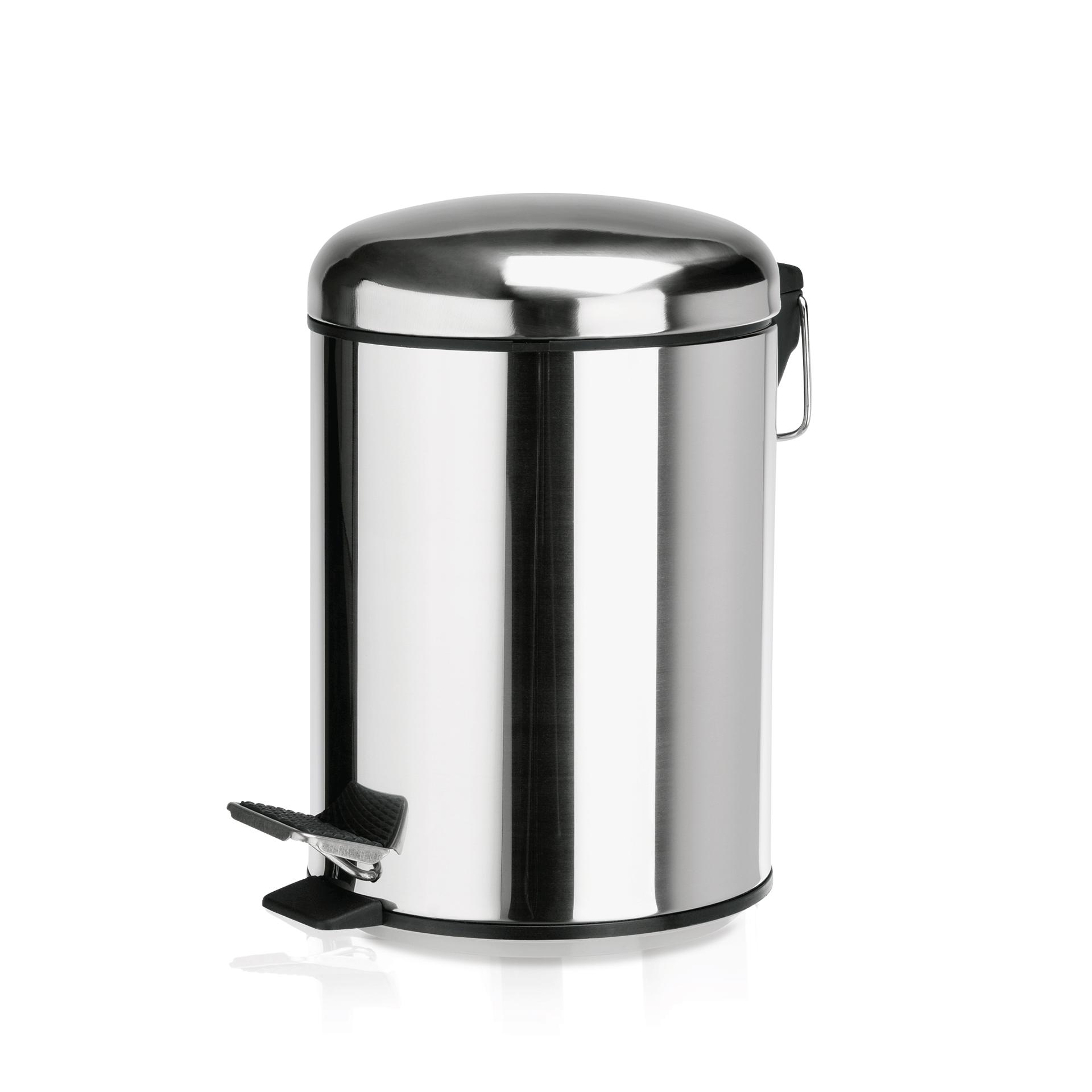 Treteimer mit Kunststoffeinsatz, Ø 17 cm, 3 ltr., Edelstahl  