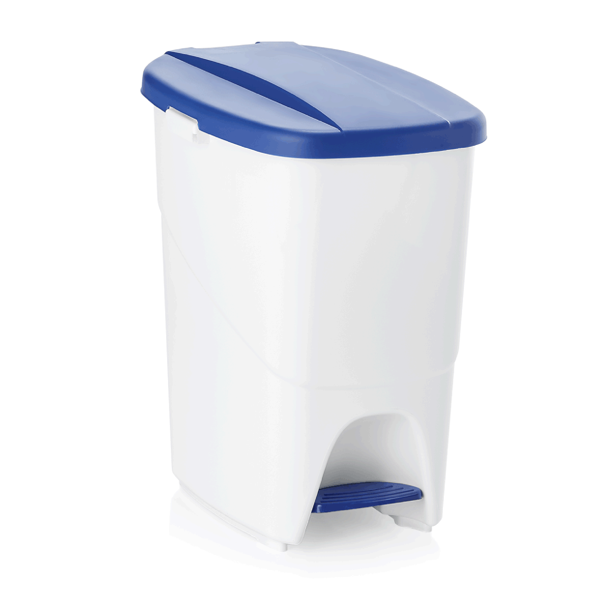 Tretabfallbehälter mit blauem Deckel, 25 ltr., 25 x 40 x 41,5 cm, Polypropylen 