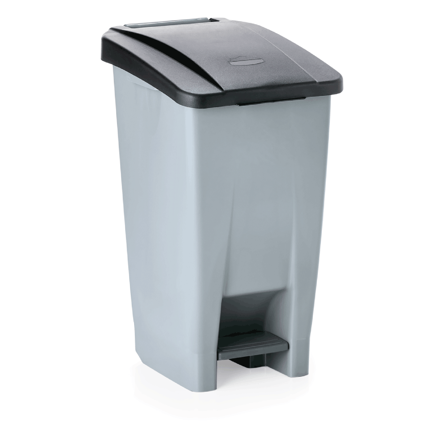 Tretabfallbehälter mit schwarzem Deckel, 60 ltr., 38 x 49 x 70 cm, Polyethylen 