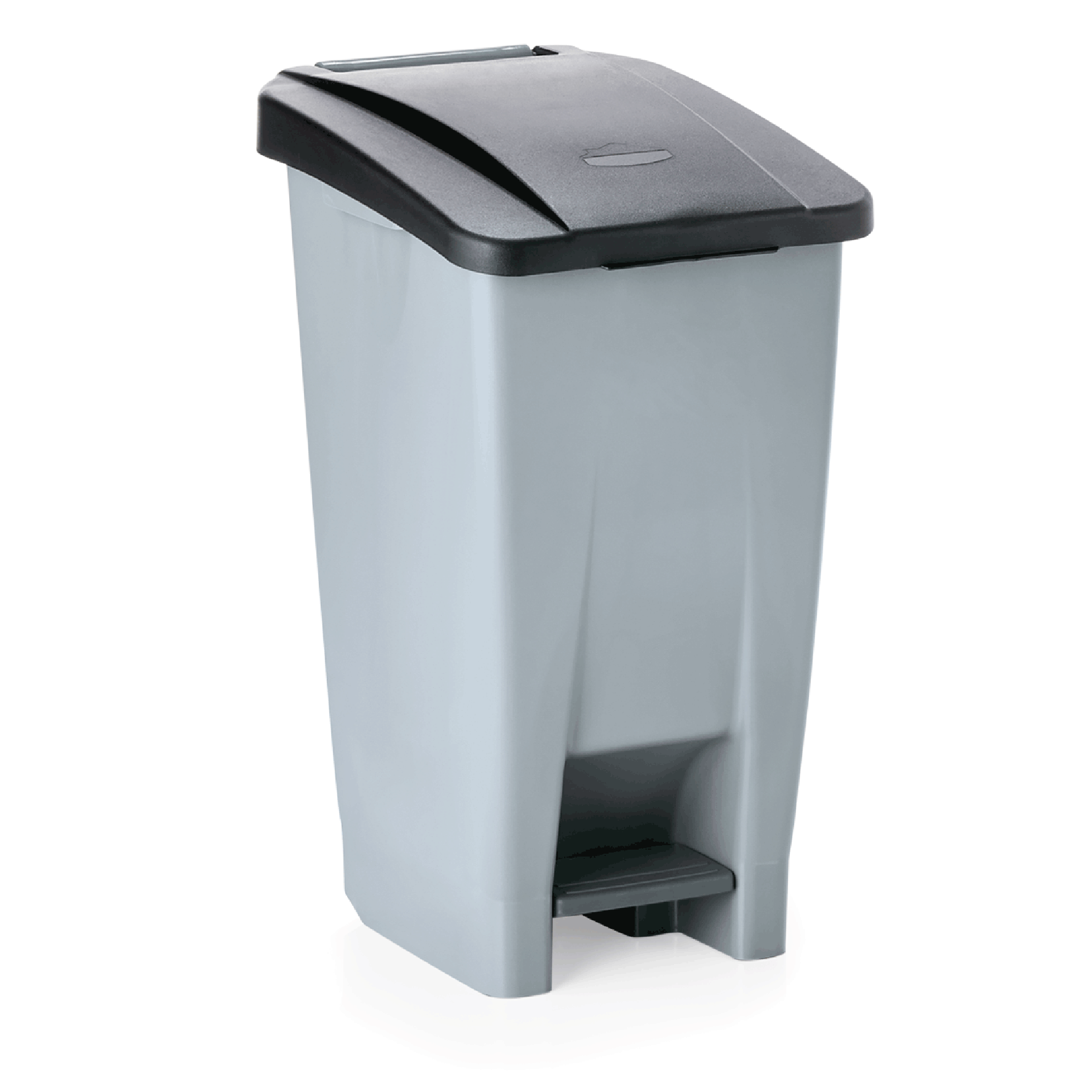 Tretabfallbehälter mit schwarzem Deckel, 60 ltr., 38 x 49 x 70 cm, Polyethylen 