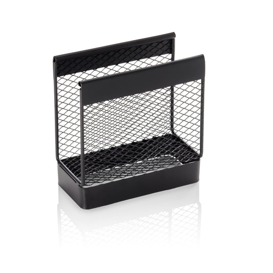 Serviettenhalter, 13,5 x 6,5 x 14 cm, schwarz, Metall  