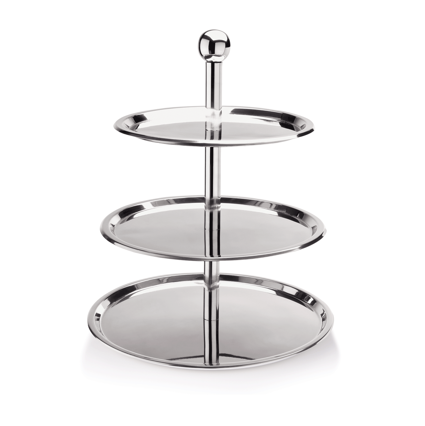 Etagere, 3-stufig, 46 cm, Chromnickelstahl  