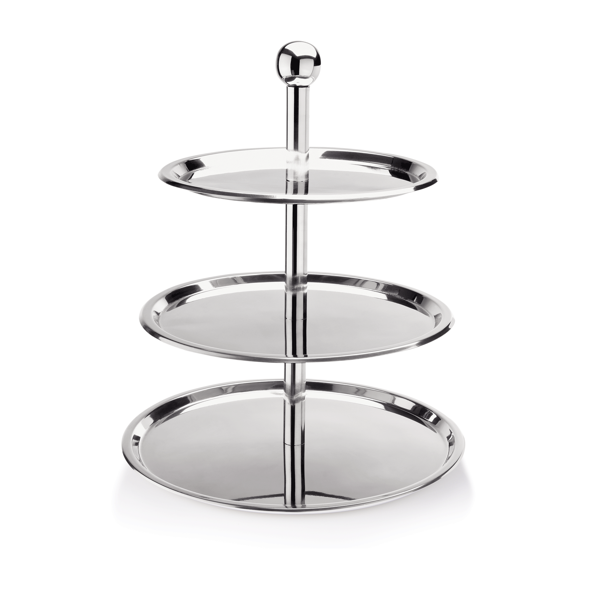 Etagere, 3-stufig, 46 cm, Chromnickelstahl  