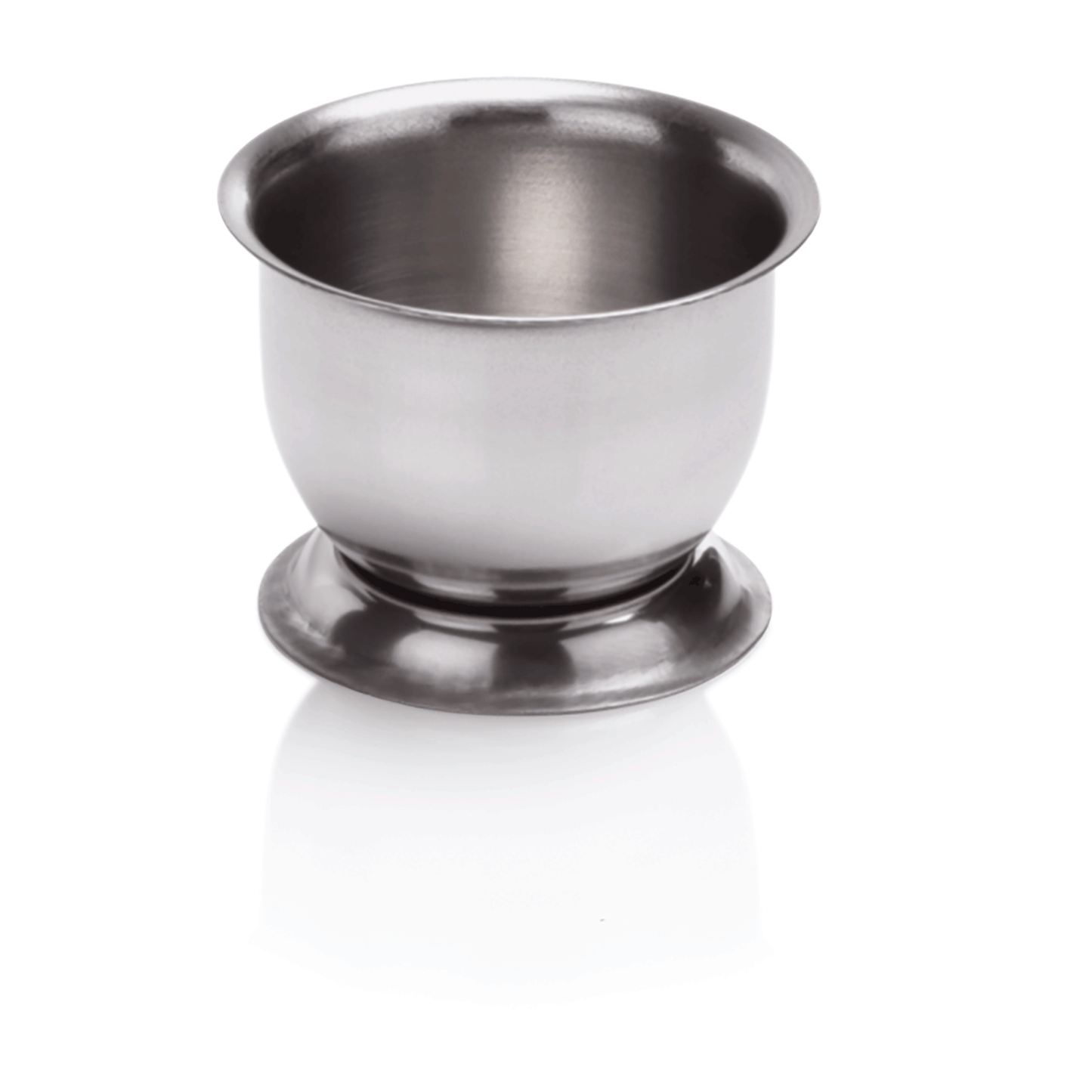 Eierbecher Set mit Loch, 4 cm, Set á 6 Stück, Chromnickelstahl 