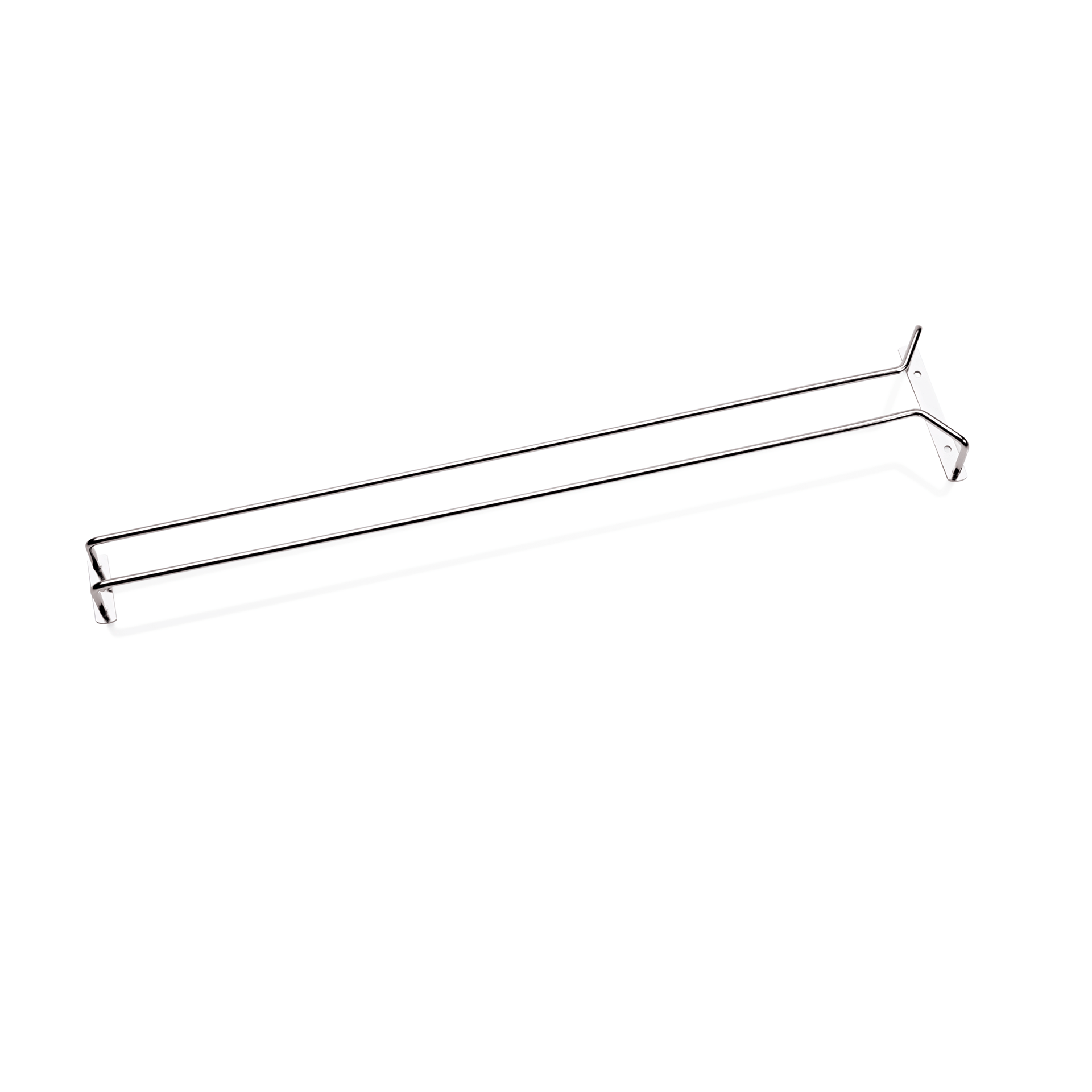 Gläserschiene, 61,5 cm, verchromt  