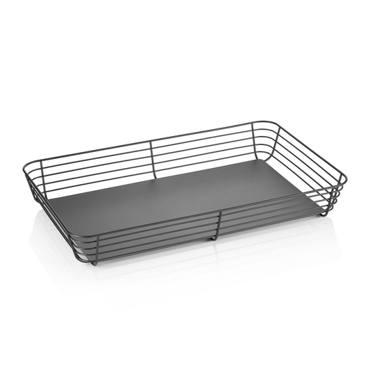 GN Buffetkorb Steelnest, 1/1, Höhe 8 cm, Metall, pulverbeschichtet 