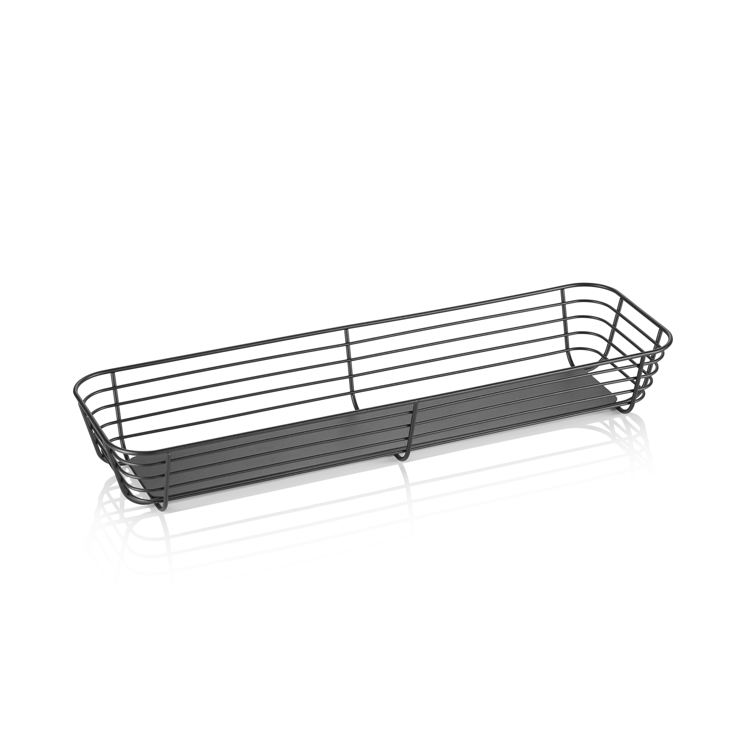 GN Buffetkorb Steelnest, 2/4, Höhe 8 cm, Metall, pulverbeschichtet 