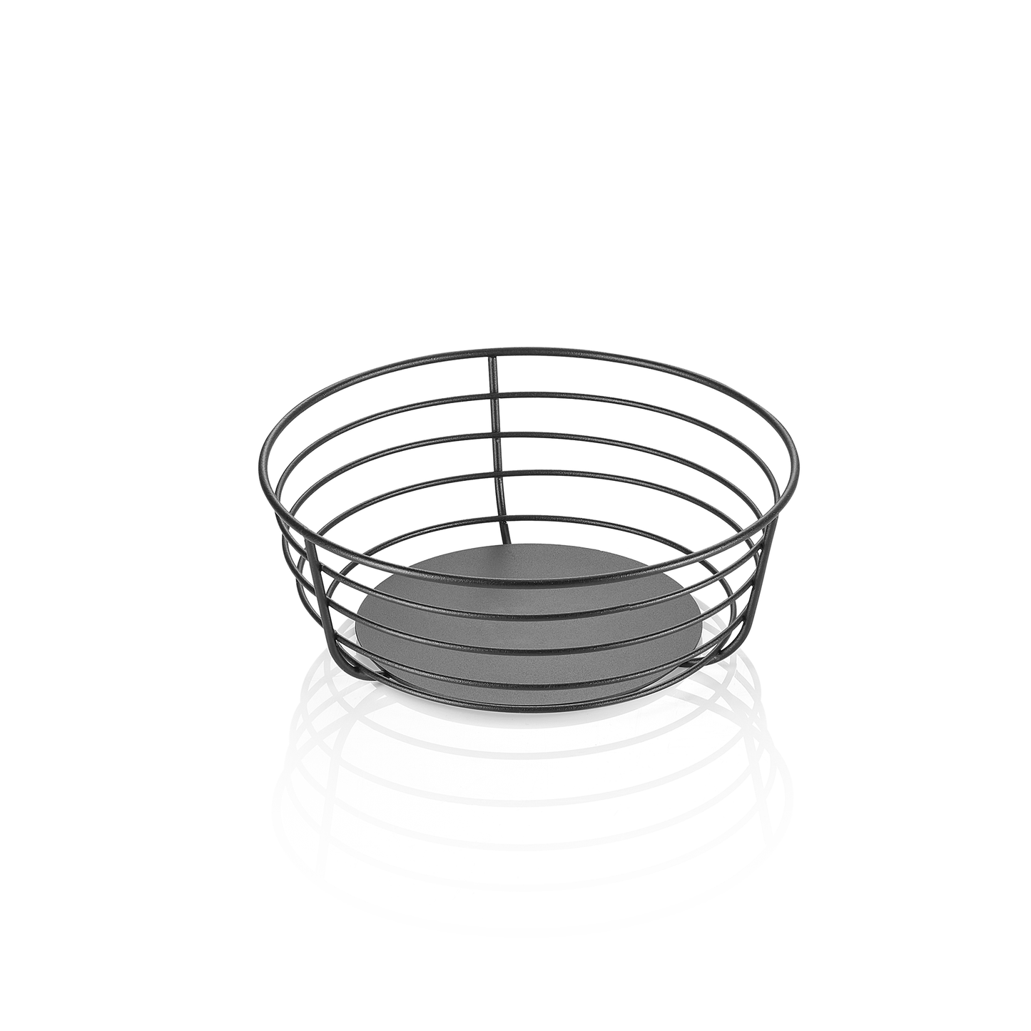 Buffetkorb Steelnest, Ø 23 cm, Höhe 8,5 cm, Metall, pulverbeschichtet 