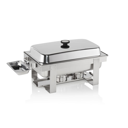 Chafing Dish GN 1/1, 62 x 35 x 22,5 cm, stapelbar, Chromnickelstahl 