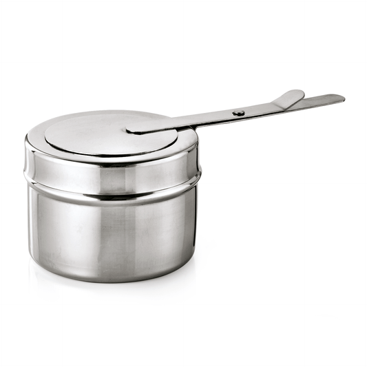 Brennpastenbehälter Set, Ø 9 cm, Höhe 7 cm, Set á 6 Stück, Chromnickelstahl 