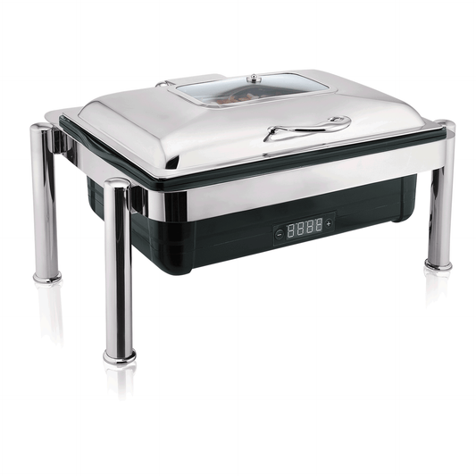 Elektro Chafing Dish GN 1/1, 67 x 46 x 37,5 cm, Polypropylen, Chromnickelstahl 